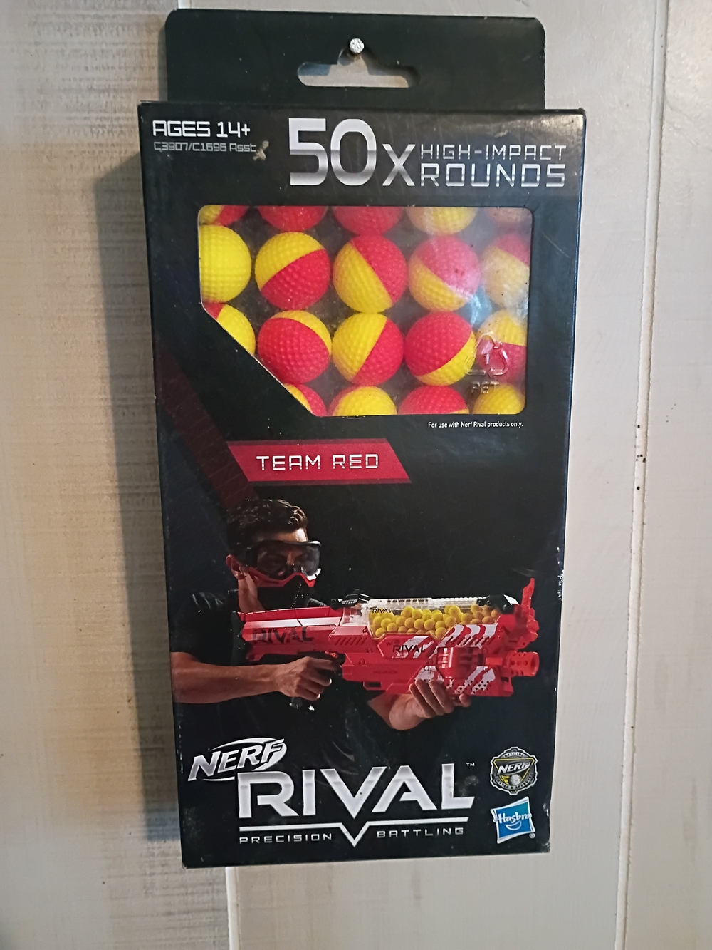 Nerf Rival 50-Pack High-Impact Rounds - Team Red/Yellow